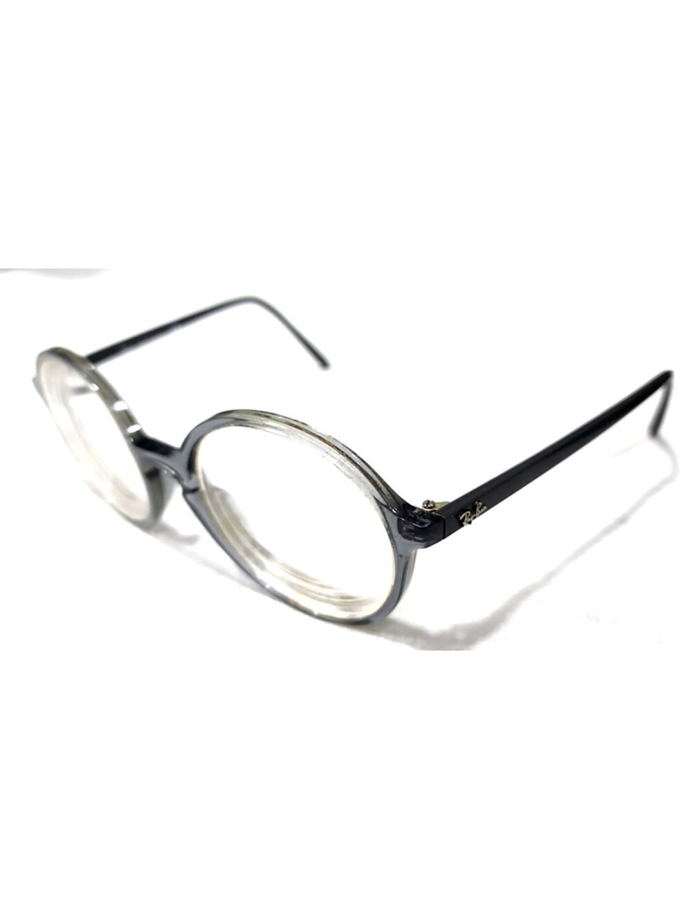 Ray Ban RB4304 6436/87 Lg Sz Round Gray Eyeglasses Frame 53-20 145 Read